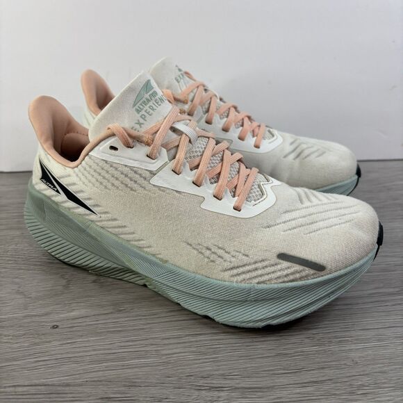 Altra Shoes - Altra FWD Experience Womens Running Shoes White Peach Sage AL0A82CJ110 Size 7.5